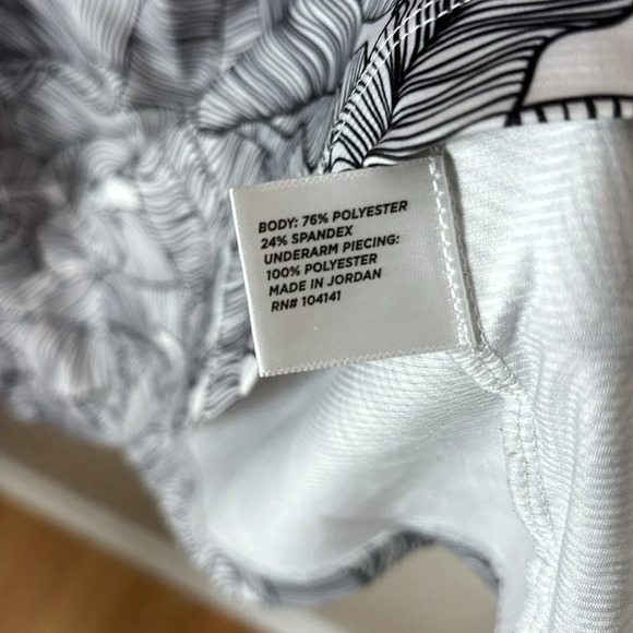 Lady Hagen Quarter Zip Black and White Pullover - Picture 5 of 7